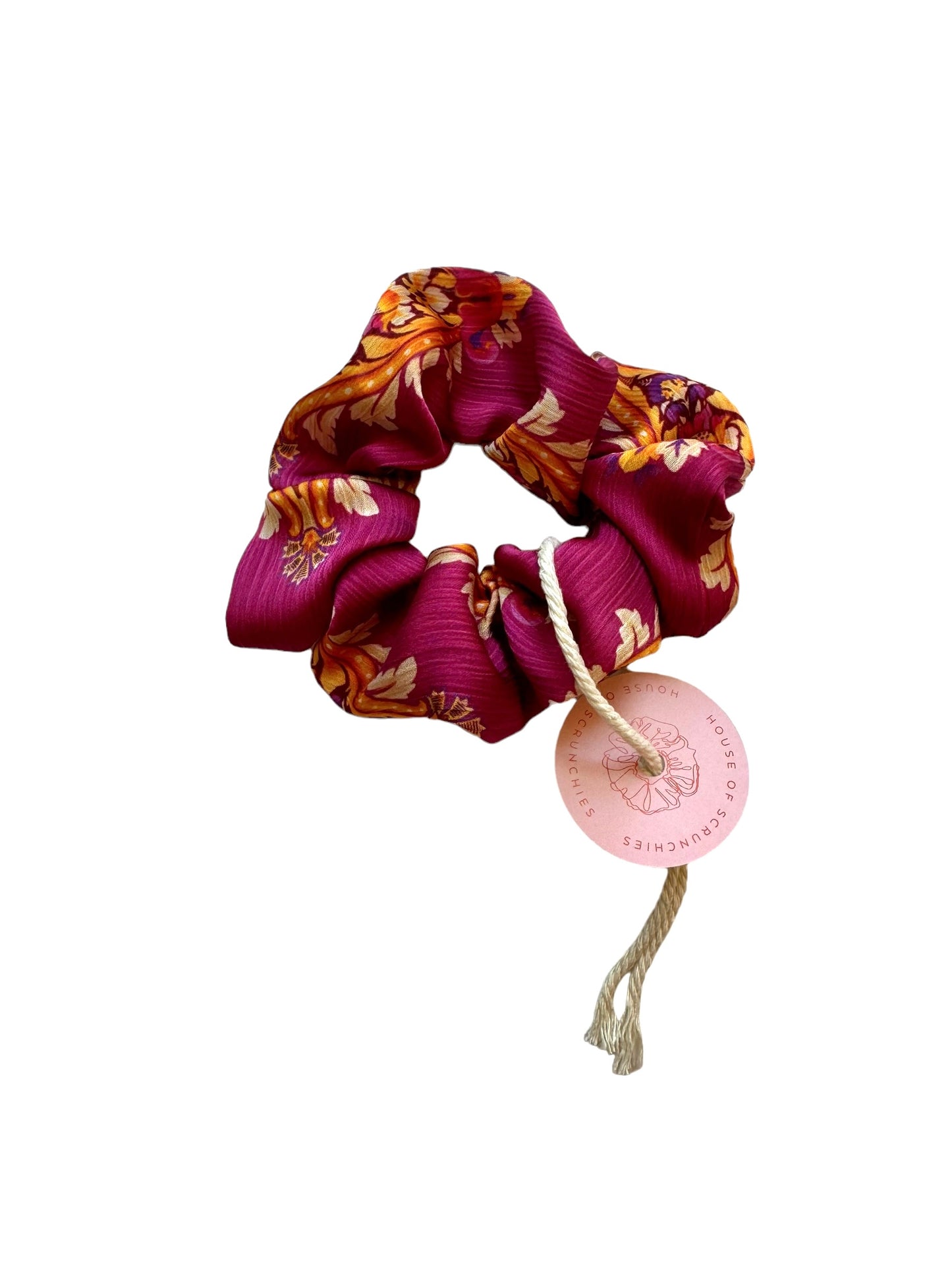 Scrunchie - Pink Ornamental