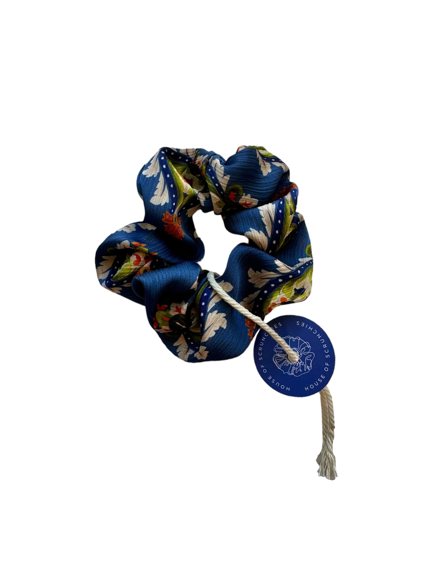 Scrunchie - Blau Ornamental