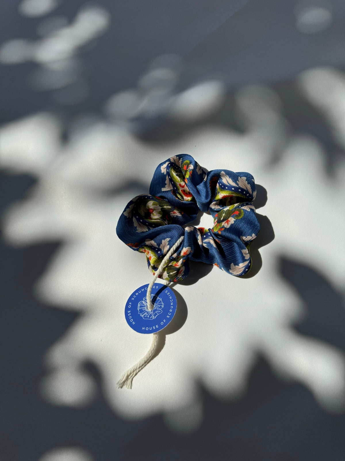 Scrunchie - Blau Ornamental